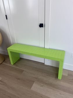 Green Tile Bench