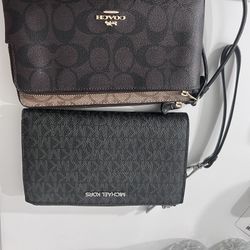 Coach  And Michael Kors Wristlet Wallet 