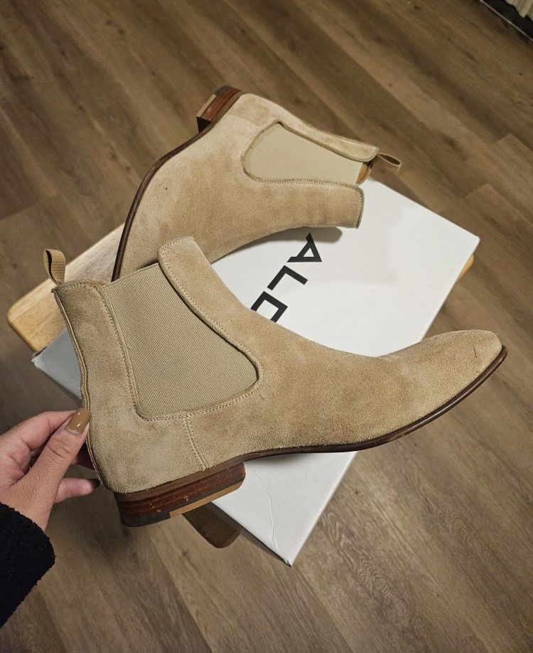 Leather Suede Boots