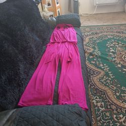 Hot Pink Romper 