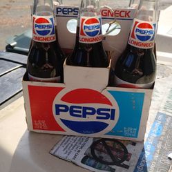 Vintage Pepsi Desert Storm Welcome Home Collectors Bottles With Original Case