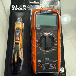 Klein Tools
Digital Multimeter and Non-Contact Voltage Tester Set