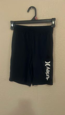 Hurley Black Athletic Shorts. Kids boy shorts