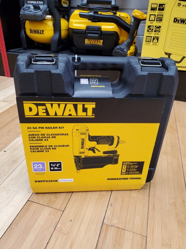 Dewalt DWFP2350K 23Ga Pin Nailer