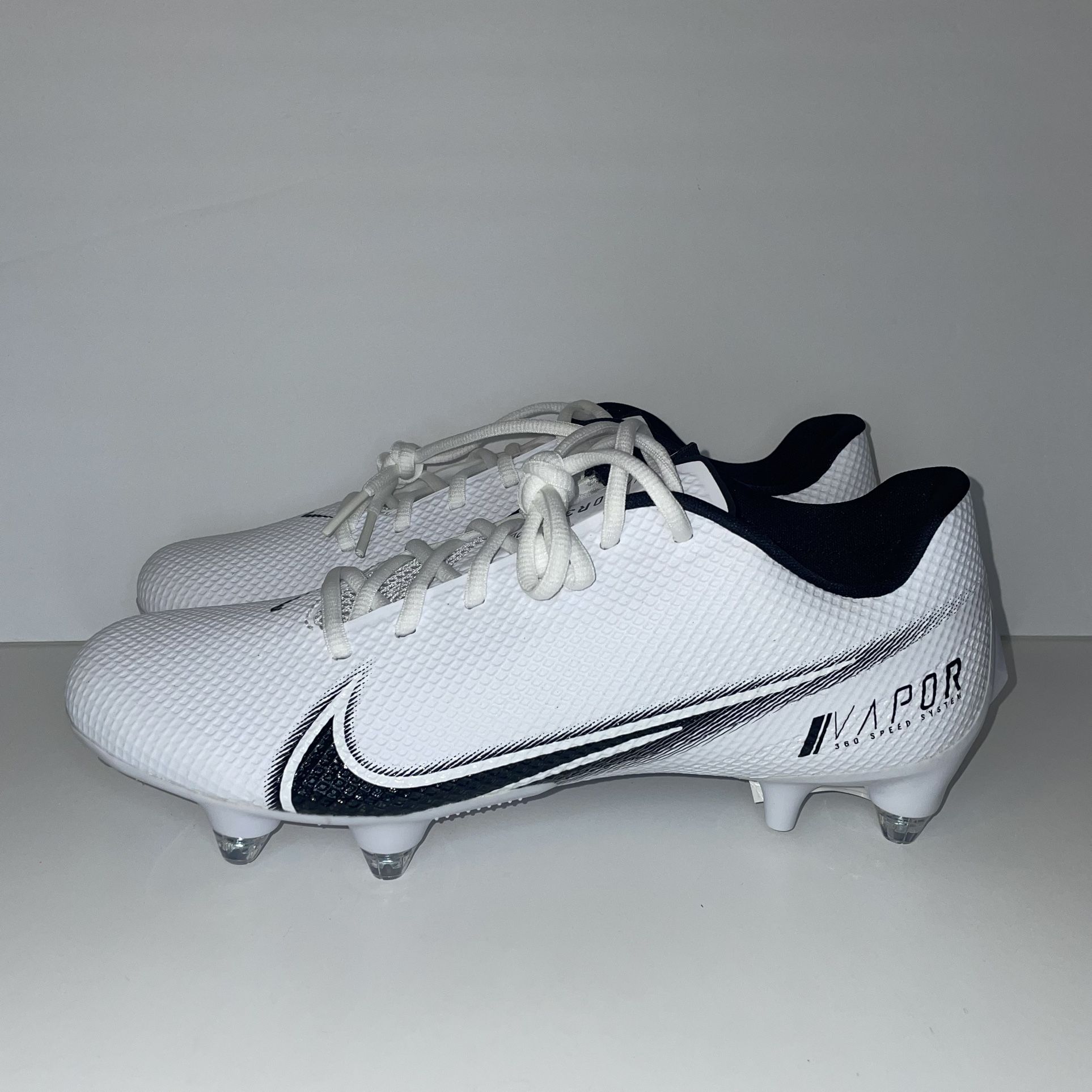 Nike Vapor Edge Speed 360 Detachable Football Cleats White CZ5575-100  Size 10
