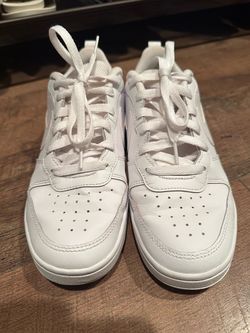 Nike White Low-Top Leather Sneakers