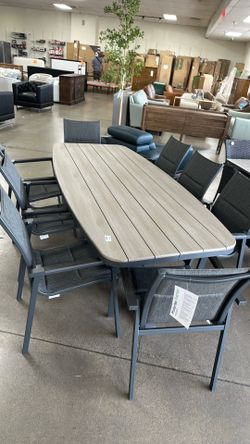 9pc patio table