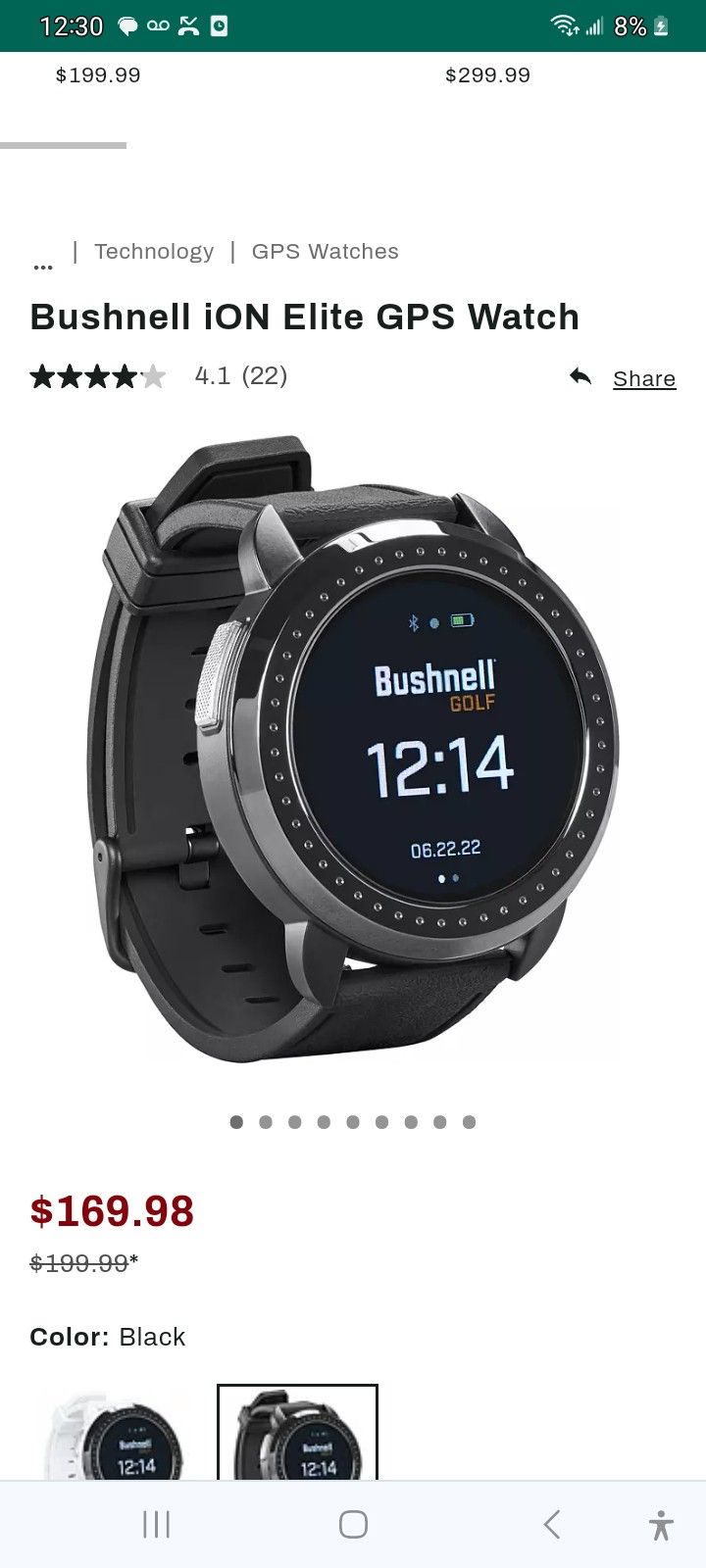 NEW BUSHNELL GOLF WATCH Under ½ Price!!!