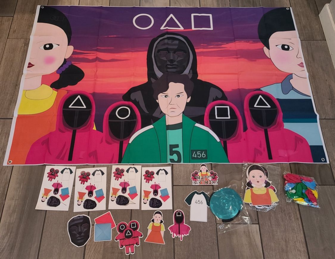 Squid Game Party Supplies