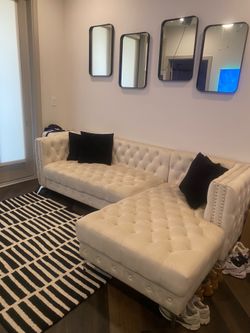 Beige Sectional Sofa