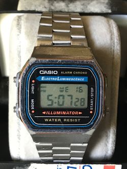 Casio A158W Quartz Chronograph