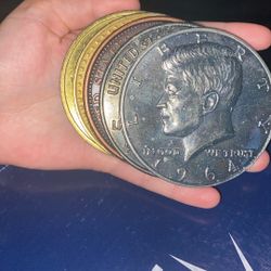This 3 inch half dollar - replica of the 1964 coin And More