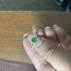 Real 925 Sterling Silver Wedding Ring Size 6