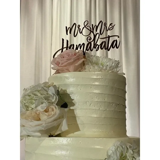 Custom Acrylic Cake toppers