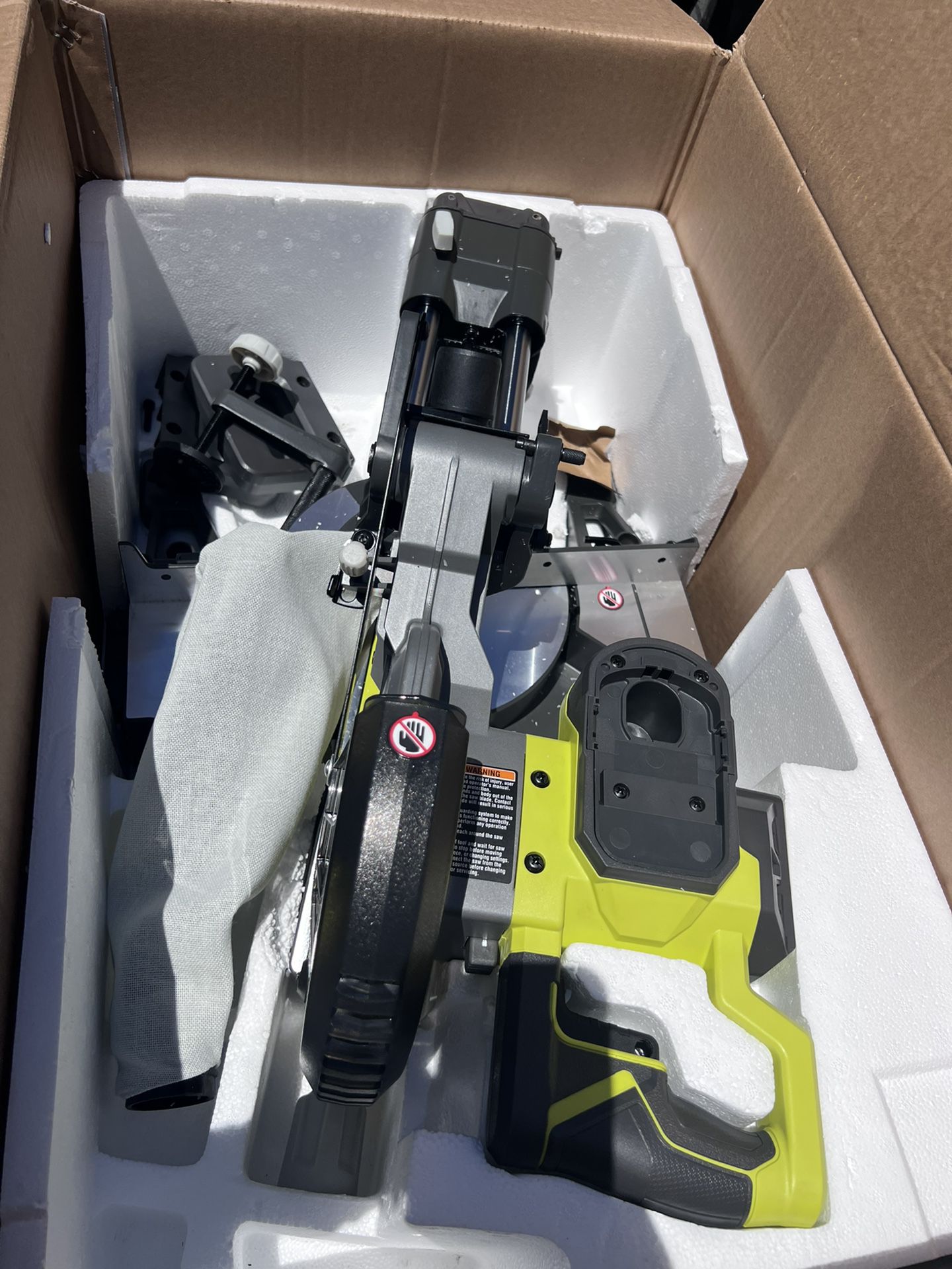RYOBI ONE+ 18V Cordless 7-1/4 in. Sliding Compound Miter Saw for Sale in  Long Beach, CA OfferUp