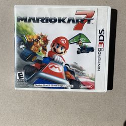 Mario Kart 7 (Nintendo 3DS, 2011) + Inserts - NO GAME