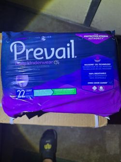 Prevail daily underwear, adult diaper/pull up