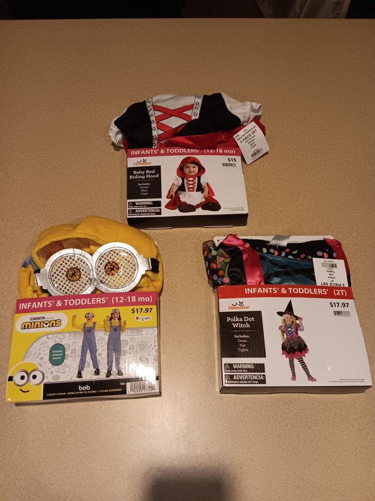 New Infant & Toddler Halloween Costumes