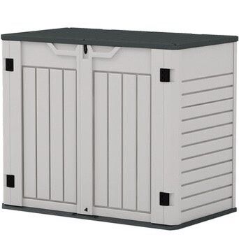 Patiowell 4-ft x 2-ft Resin Storage Shed (Floor Included)$150