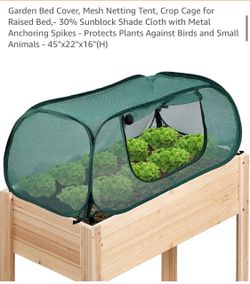 Garden Bed Mesh Netting Crop Cover Tent