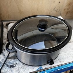Electric Hamilton Beach 10 qt. Stainless Steel Slow Cooker