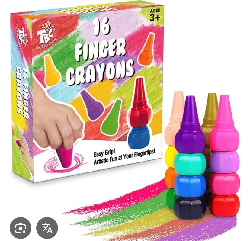 TBC 16 finger Crayons It Is easy to grip that make it good for small hand