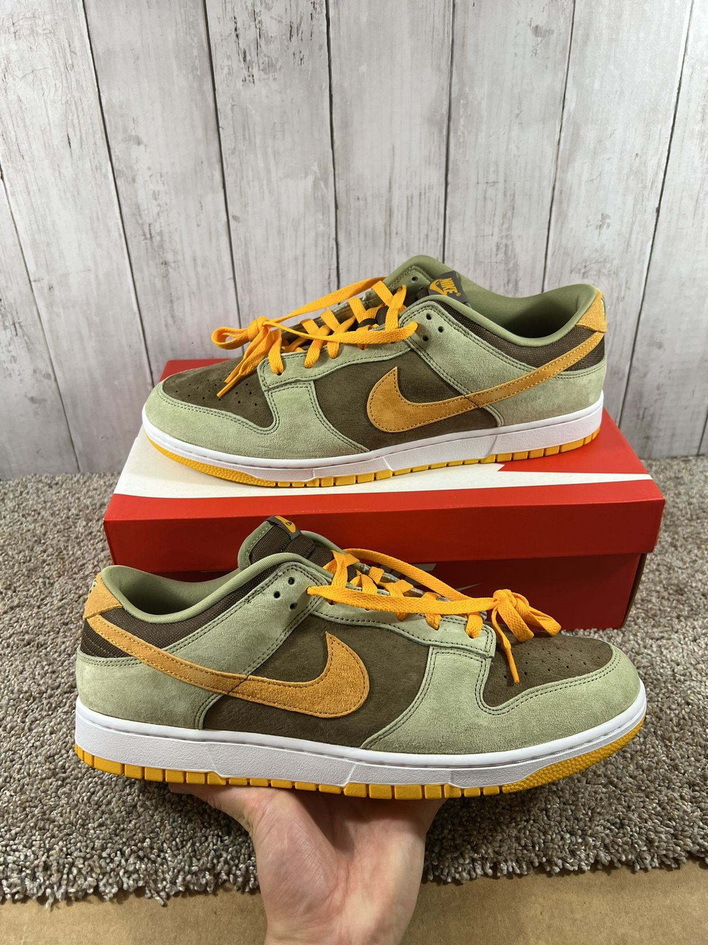 Nike Dunk Low Dusty Olive 2021 (DH5360 300) Men's Size 14 Shoes