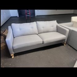 New Modern Sofa Light Gray Color See Pictures For Dimensions 