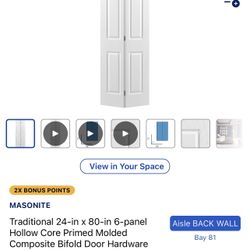 Closed Door 24”x 80” 