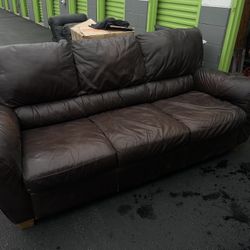 Leather Couch 
