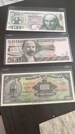 Billetes mexicanos nuevos