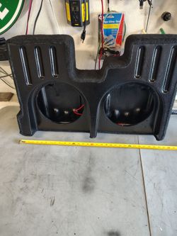Box only no subs 07 to 2021 Toyota tundra JL AUDIO STEALTH ENCLOSED SUBWOOFER BOX 10INCHES fiberglass built tuff