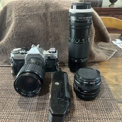 Cannon AE-1 + Lenses & More 