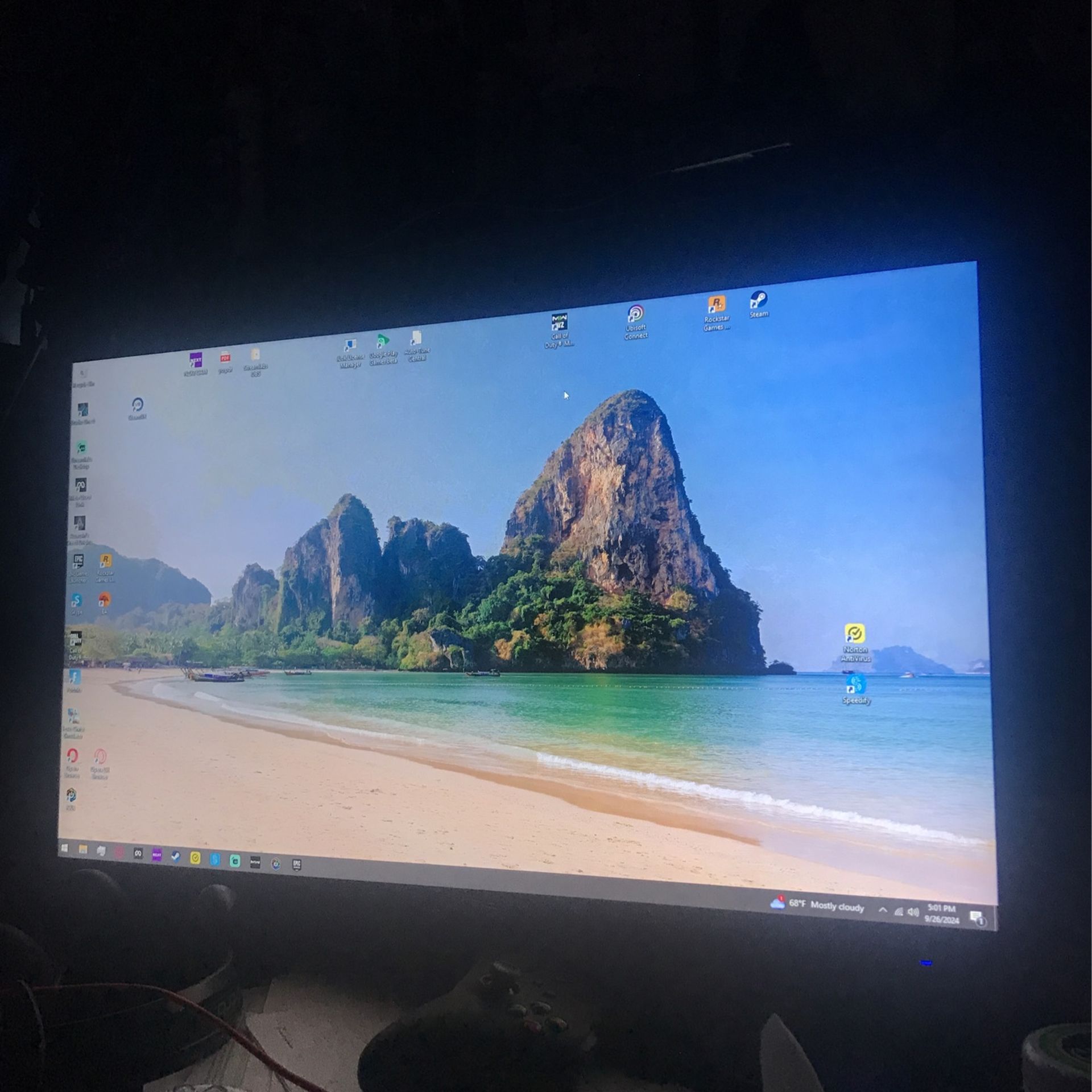 27 In Spectre Pro Gaming Monitor 100hz