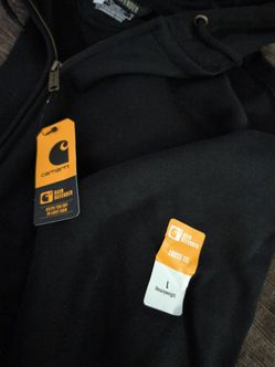 Carhartt Rain Defender Loose Fit Hoodie, Black, Size L