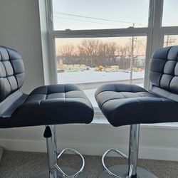 Unused New Leather Chairs 