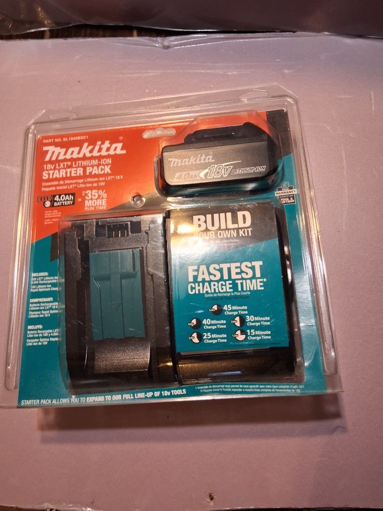 Makita 18v Charger And Battery Pack