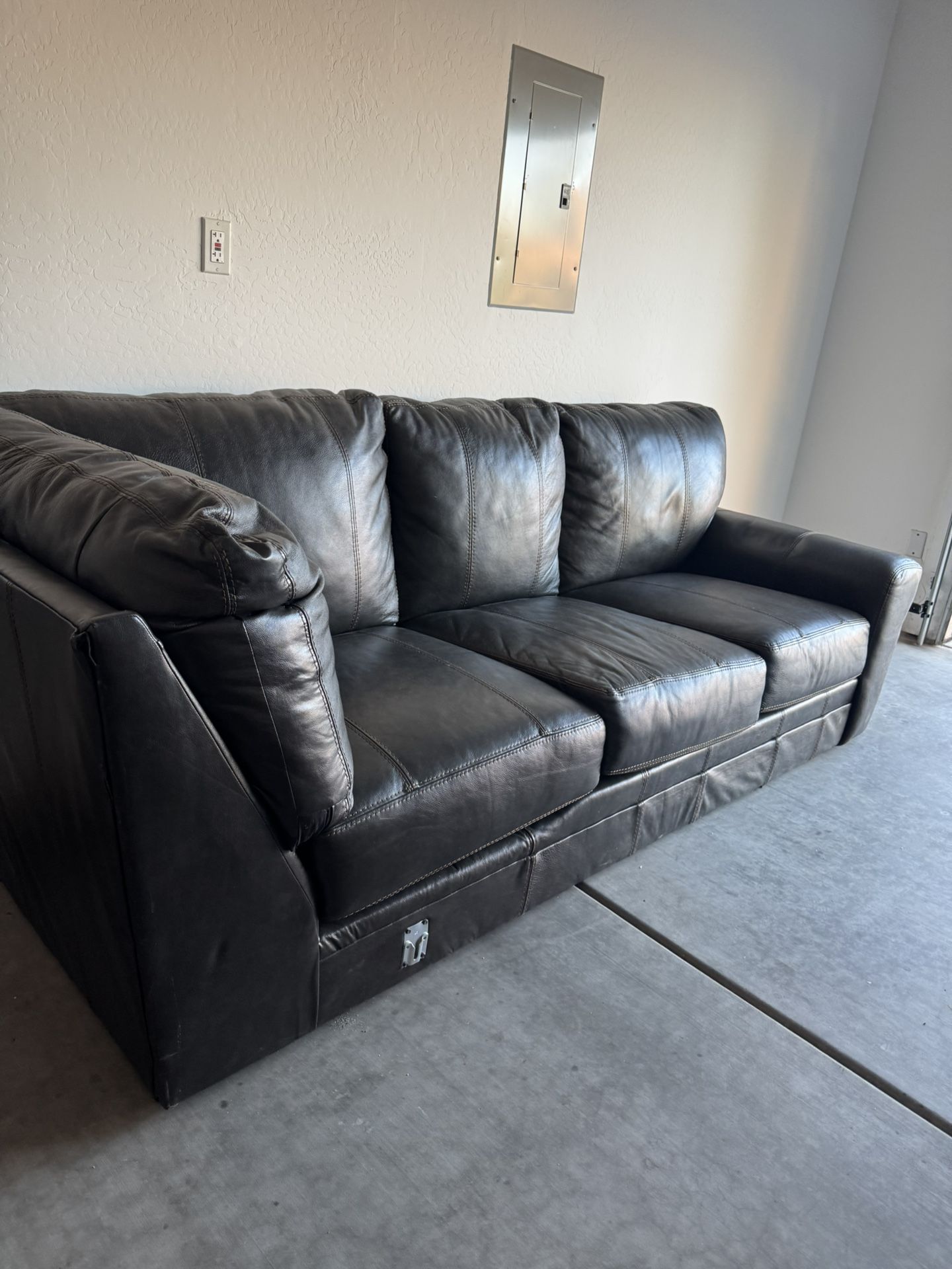 Leather Sofa!! $ 160