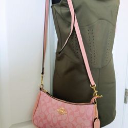 Coach Leather Logo Crossbody Bag New