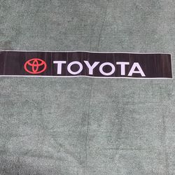 Toyota Racing Windshield Banner Universal Fit