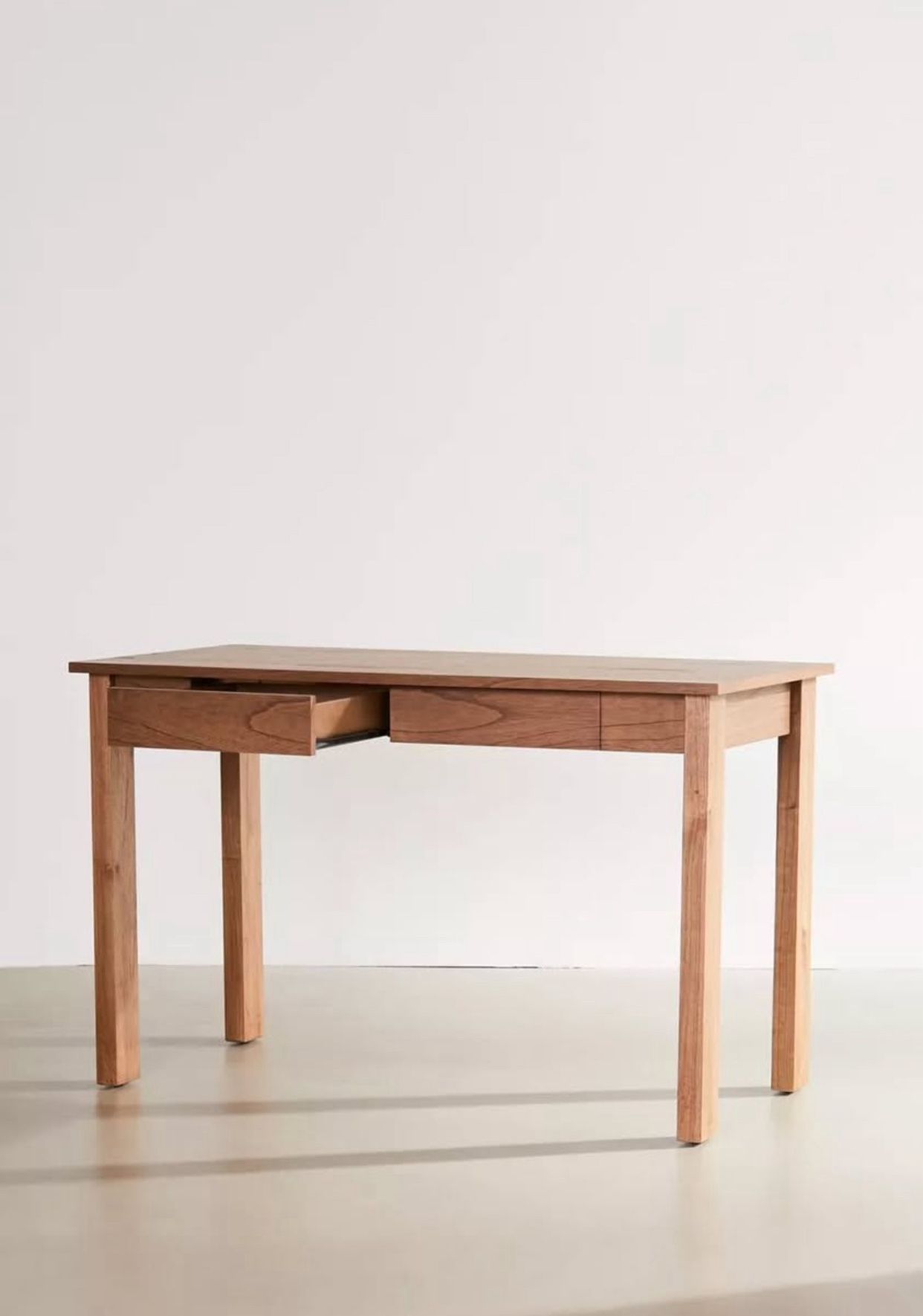 Wood Desk w/ 2 Drawers