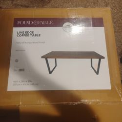 Found & Fable Live Edge Coffee Table 