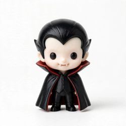 Mini Dracula Vampire Figurine 3D Printed Halloween Decor