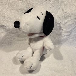 12" PLUSH SNOOPY from PEANUTS MAKES NOISES & IS SUPER SOFT CHILDREN KID TOY