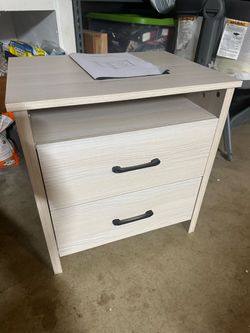 Arden Grey 2 Drawer Nightstand