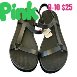 PINK VS SANDALS PLATFORM SIZE 9-10 ❤️❤️