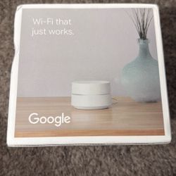 Google Wifi - AC1200 - Mesh WiFi System - Wifi Router - 1500 Sq Ft Coverage - 1 pack