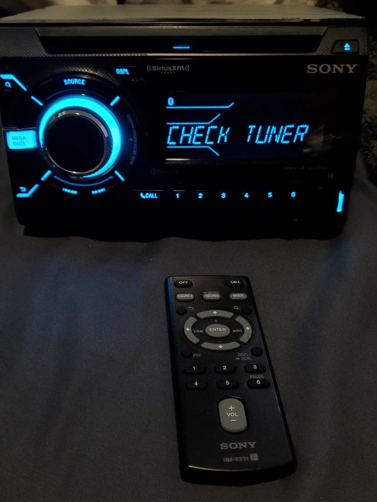 Sony WX-900BT Bluetooth Double Din Car Stereo With Remote