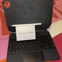 Apple Pencil and Magic Keyboard For iPad Pro 11-Inch