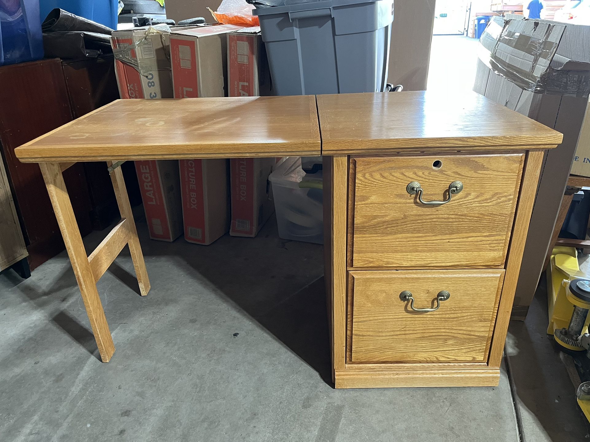Convertible Desk/Filing Cabinet 